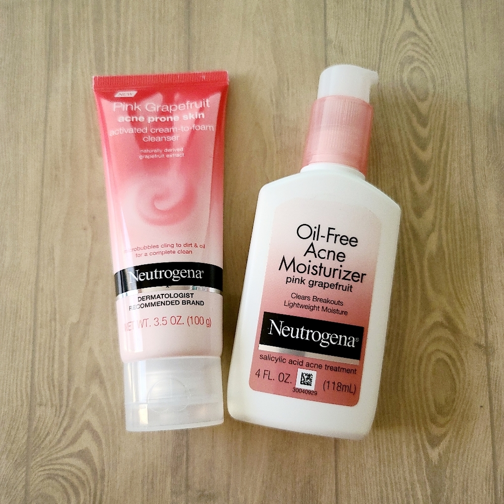 Neutrogena Pink Grapefruit Cleanser & Moisturizer